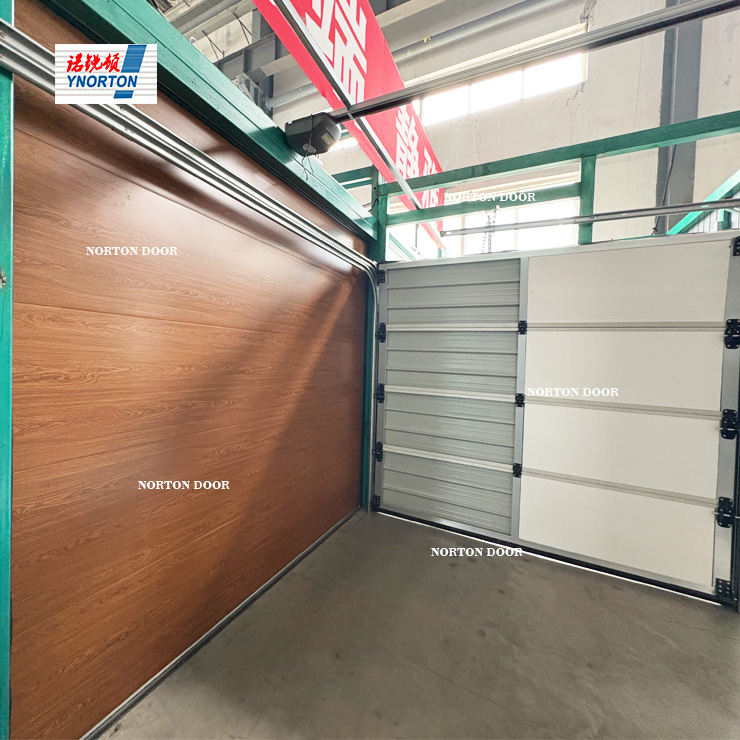 Pintu garasi sectional aluminium