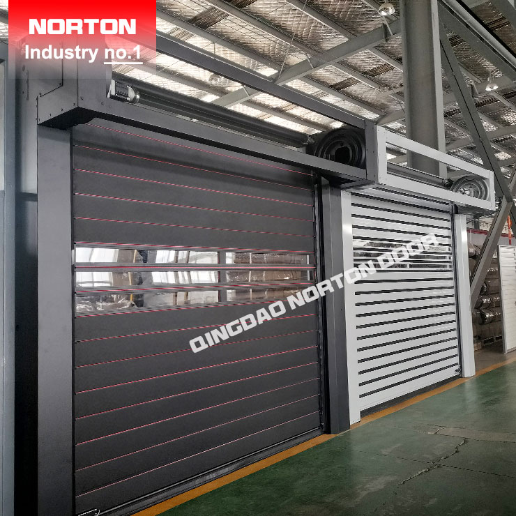 Aluminium spiral metal pintu rana bergulir cepat