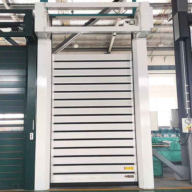 Pintu Cepat Spiral Aluminium Listrik