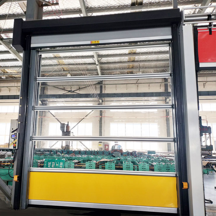 Pintu rol cepat pvc transparan
